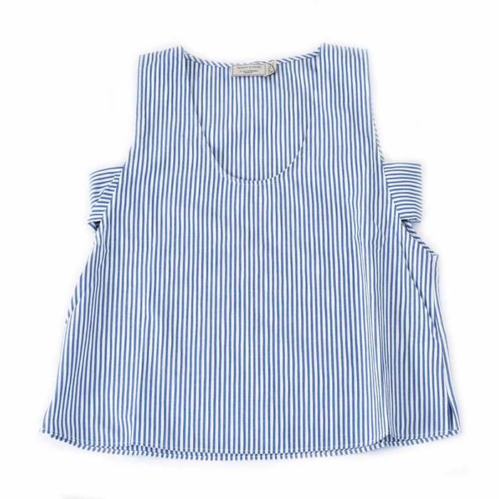 メゾン キツネ MAISON KITSUNE カットソー SS17W014 ブルー レディース 【ラスト1点 36サイズ】 【プライスダウン】