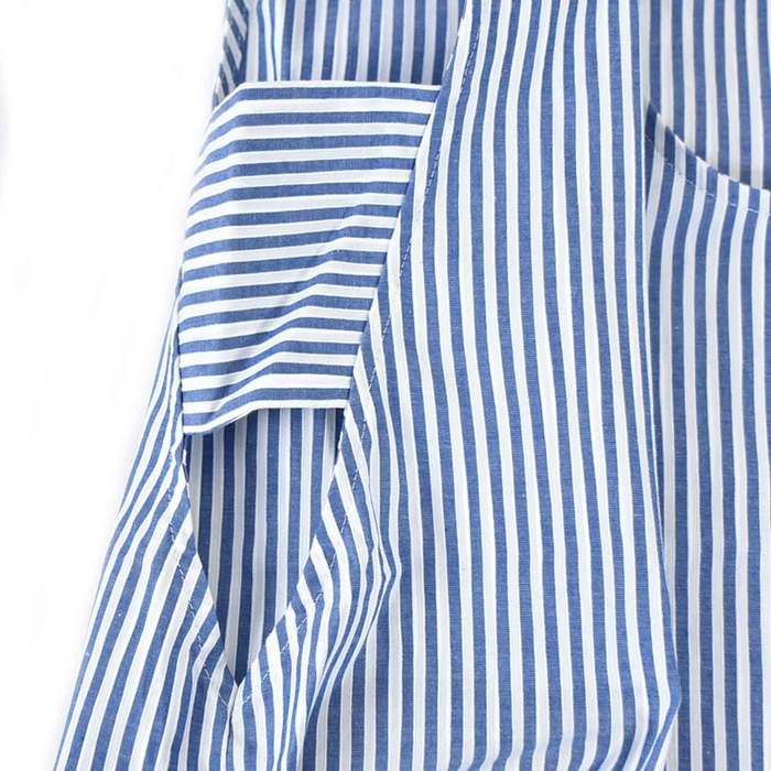 メゾン キツネ MAISON KITSUNE カットソー SS17W014 ブルー レディース 【ラスト1点 36サイズ】 【プライスダウン】