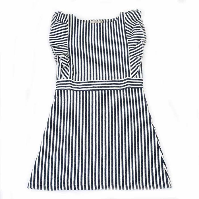 【期間限定SALE】 メゾン キツネ MAISON KITSUNE ワンピース SS17W742 ネイビー レディース 【ラスト1点 Mサイズ】