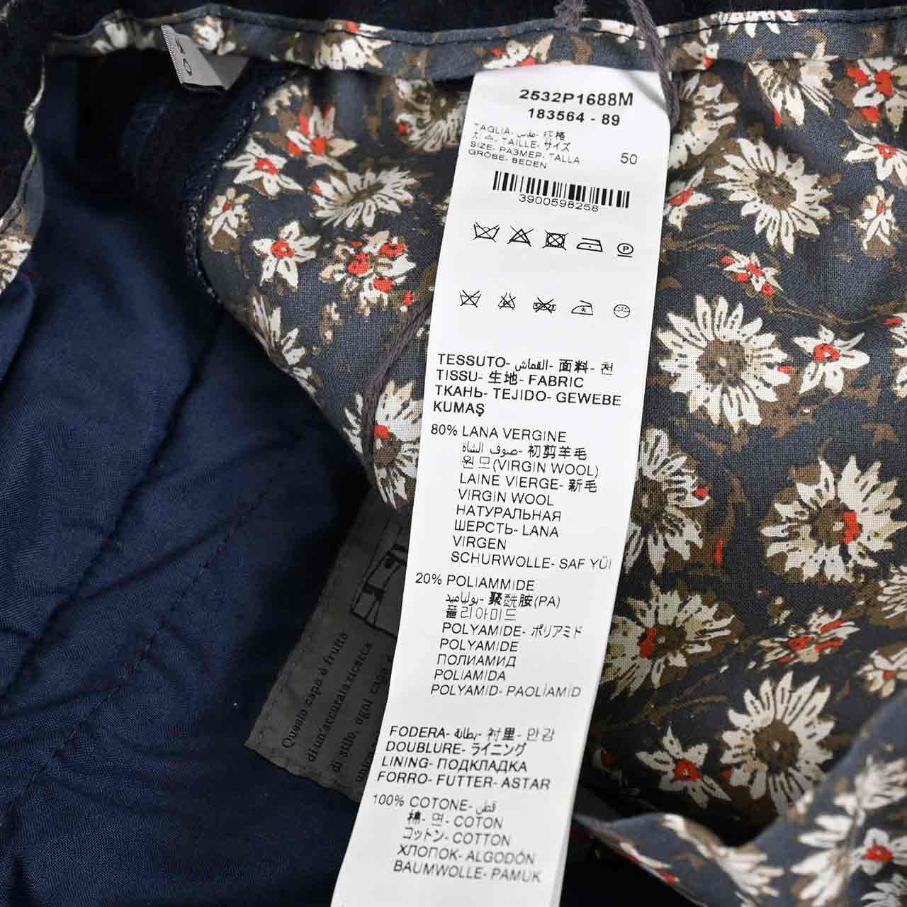 【期間限定SALE】 マニュエルリッツ MANUEL RITZ パンツ 2532P1688M 89 ネイビー メンズ 【ラスト1点 50サイズ】