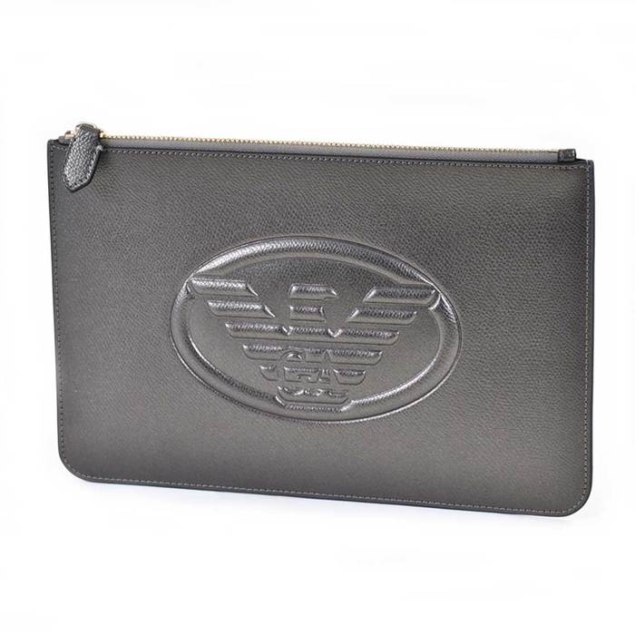 【期間限定SALE】 エンポリオ アルマーニ EMPORIO ARMANI フラットケース Y3H093 YH18A 80233 グレー メンズ レディース