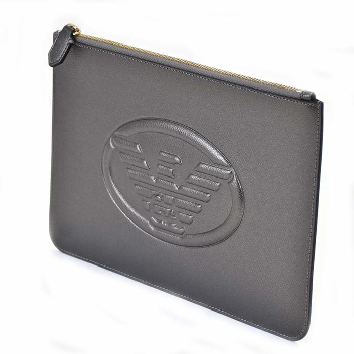 【期間限定SALE】 エンポリオ アルマーニ EMPORIO ARMANI フラットケース Y3H093 YH18A 80233 グレー メンズ レディース