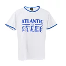 アトランティック スターズ メンズ 丸首 カジュアル Tシャツ ATLANTIC STARS AMS1919 ホワイト ブルー