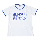アトランティック スターズ メンズ 丸首 カジュアル Tシャツ ATLANTIC STARS AMS1919 ホワイト ブルー