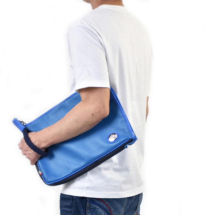 【期間限定SALE】 オロビアンコ OROBIANCO クラッチバッグ 3C-DOKU-C DOLLARO-SOFT AZZURRO ブルー メンズ レディース