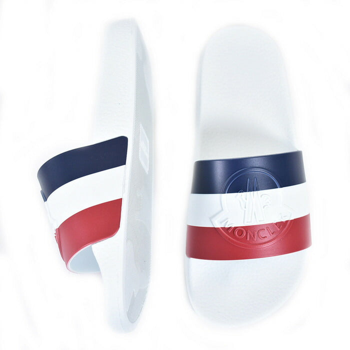 モンクレール MONCLER サンダル 4C0002001A49 002 ホワイト 2025年春夏 メンズ