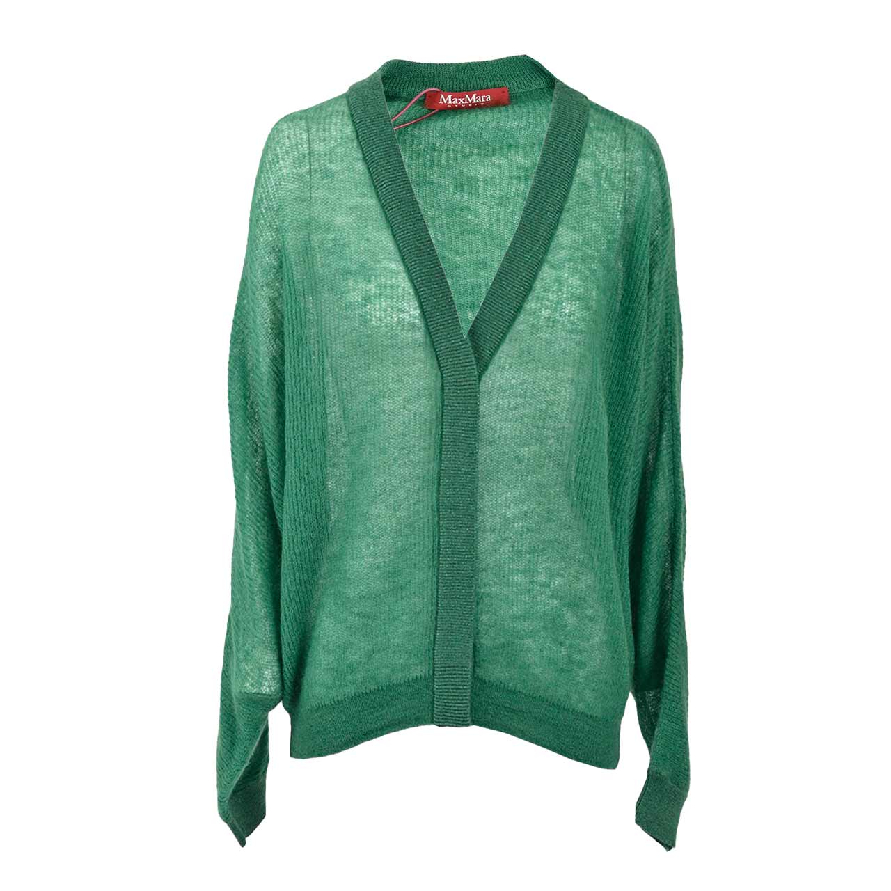 【SALE】 マックスマーラ ステュディオ MAX MARASTUDIO カーディガン ELIGIO 63460499 003 グリーン レディース 【ラスト1点 Sサイズ】 【再入荷なし 在庫限り】