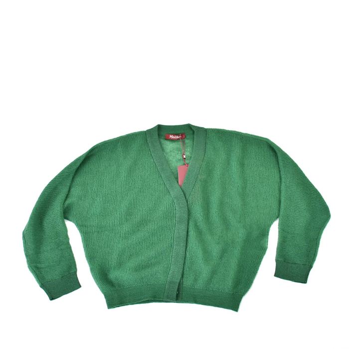 【SALE】 マックスマーラ ステュディオ MAX MARASTUDIO カーディガン ELIGIO 63460499 003 グリーン レディース 【ラスト1点 Sサイズ】 【再入荷なし 在庫限り】