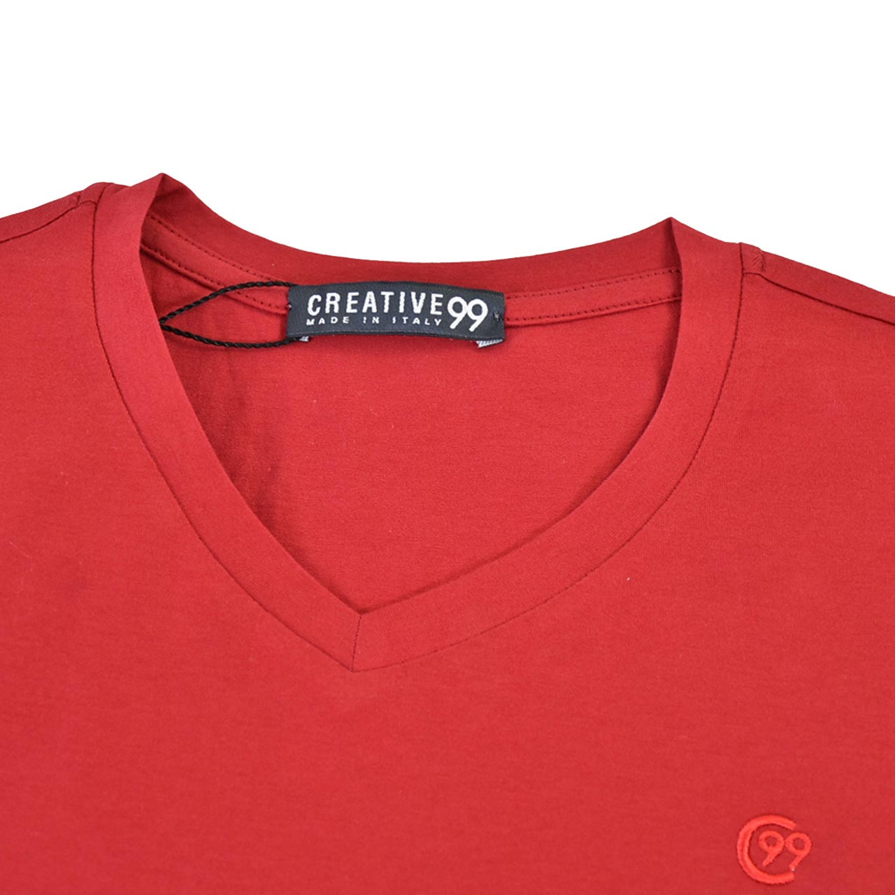 【79%OFF】 クリエイティブ99 CREATIVE99 Tシャツ 40001 022 レッド メンズ 【ラスト1点 Mサイズ】