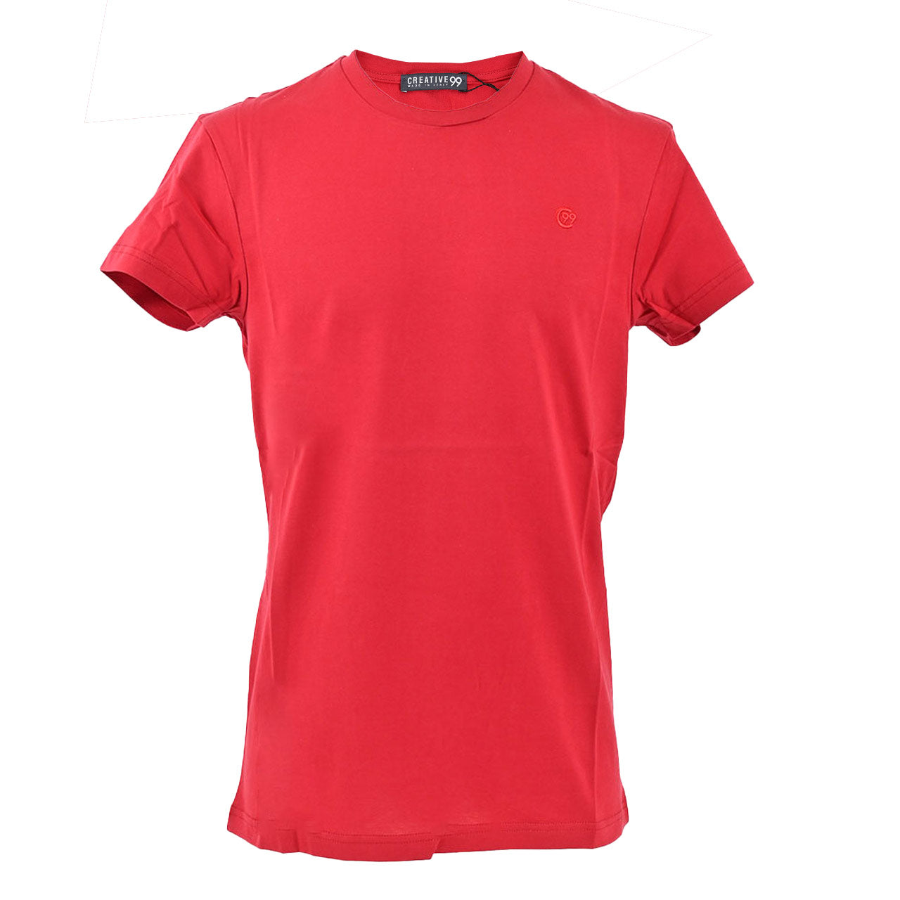 【79%OFF】 クリエイティブ99 CREATIVE99 Tシャツ 40002 022 レッド メンズ 【ラスト1点 Lサイズ】