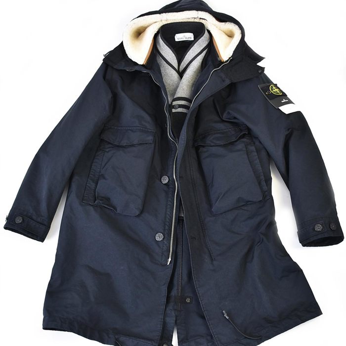【期間限定SALE】 ストーン アイランド STONE ISLAND コート 711570449 V0020 V0020 ネイビー メンズ 【ラスト1点 XLサイズ】