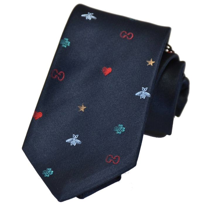 グッチ GUCCI ネクタイ 571819 4E002 4100 ネイビー メンズ 就職祝い 誕生日 ギフト プレゼント