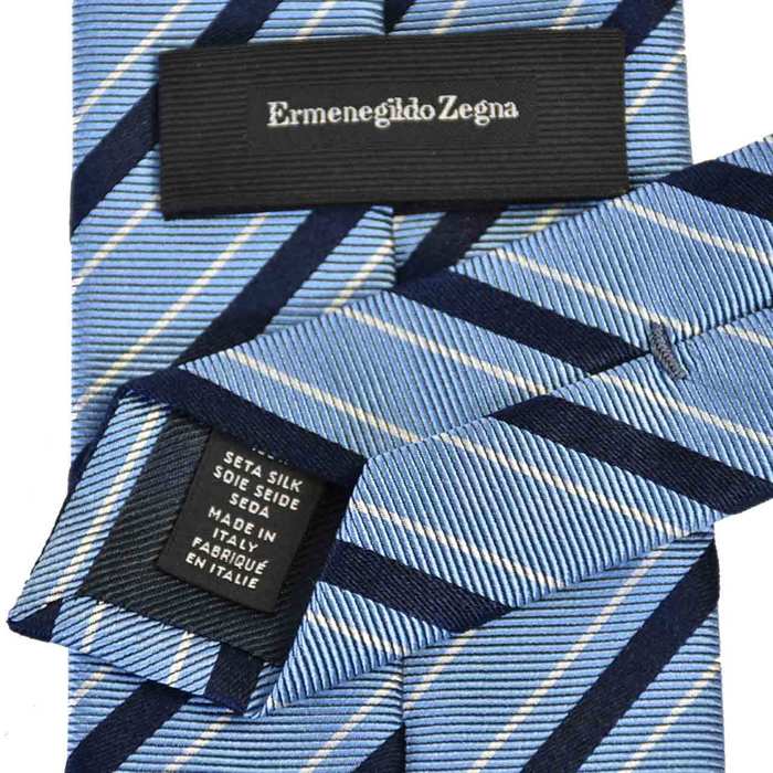 エルメネジルド ゼニア ERMENEGILDO ZEGNA ネクタイ Z7D05 1L8 D ブルー メンズ 就職祝い 誕生日 ギフト プレゼント