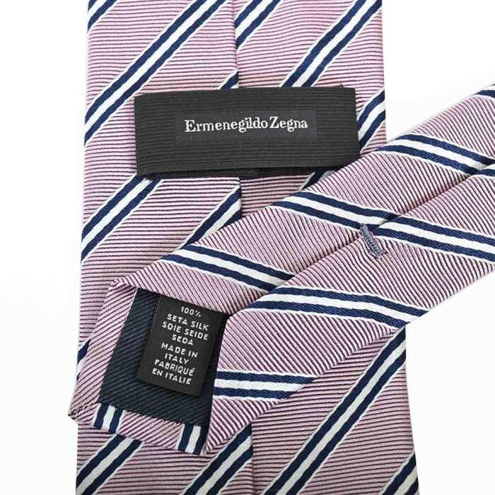 エルメネジルド ゼニア ERMENEGILDO ZEGNA ネクタイ Z8D06 1L8 C ピンク メンズ 就職祝い 誕生日 ギフト プレゼント