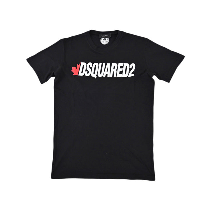 【41%OFF】 ディースクエアード DSQUARED2 Tシャツ S74GD0834S21600900 ブラック メンズ 【ラスト1点 Sサイズ】