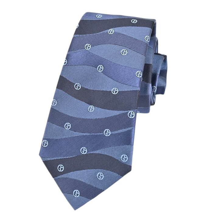 ジョルジオ アルマーニ GIORGIO ARMANI ネクタイ 1P907 01939 ブルー メンズ 就職祝い 誕生日 新生活応援 ギフト プレゼント 【プライスダウン】