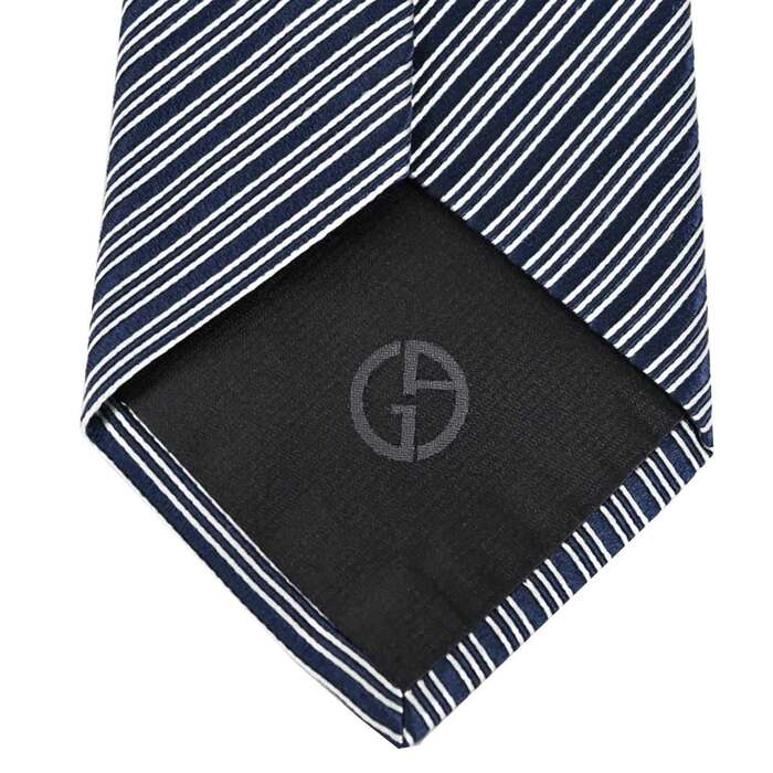 ジョルジオ アルマーニ GIORGIO ARMANI ネクタイ 1P912 00020 ネイビー メンズ 就職祝い 誕生日 ギフト プレゼント