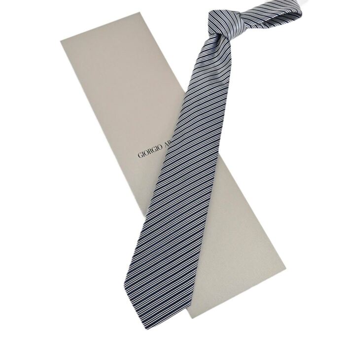 ジョルジオ アルマーニ GIORGIO ARMANI ネクタイ 1P912 00020 ネイビー メンズ 就職祝い 誕生日 ギフト プレゼント