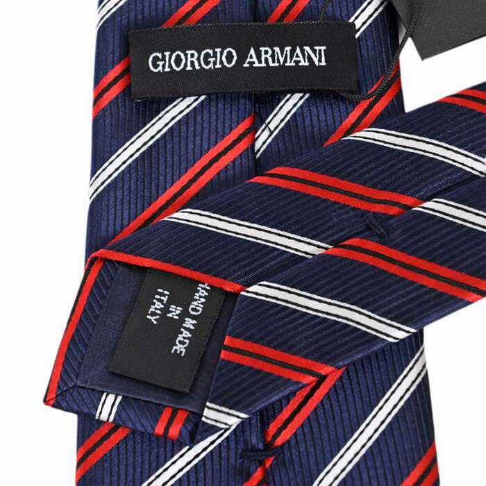 ジョルジオ アルマーニ GIORGIO ARMANI ネクタイ 1P914 47635 ネイビー メンズ 就職祝い 誕生日 ギフト プレゼント