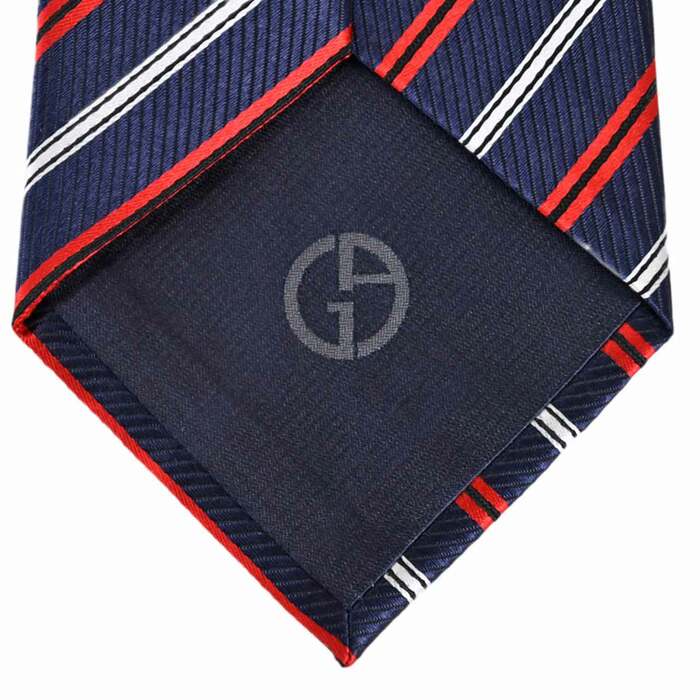 ジョルジオ アルマーニ GIORGIO ARMANI ネクタイ 1P914 47635 ネイビー メンズ 就職祝い 誕生日 ギフト プレゼント