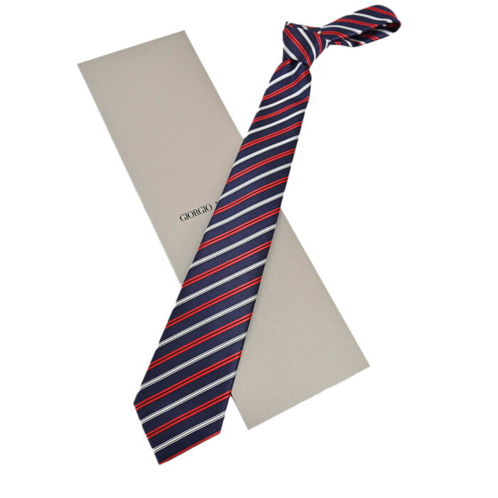 ジョルジオ アルマーニ GIORGIO ARMANI ネクタイ 1P914 47635 ネイビー メンズ 就職祝い 誕生日 ギフト プレゼント