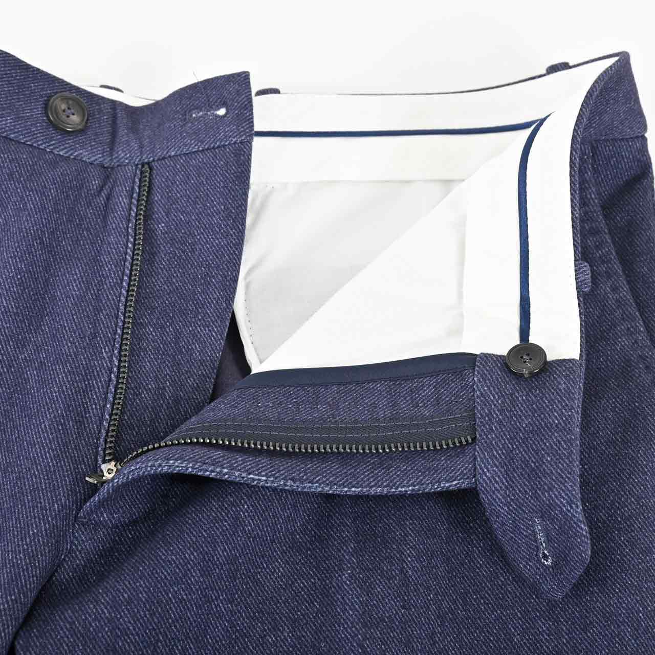 チルコロ CIRCOLO 1901 パンツ CN3210 PANTALONE CHINO FELPA "S.PRINT" ネイビー メンズ 【ラスト1点 54サイズ】 【プライスダウン】