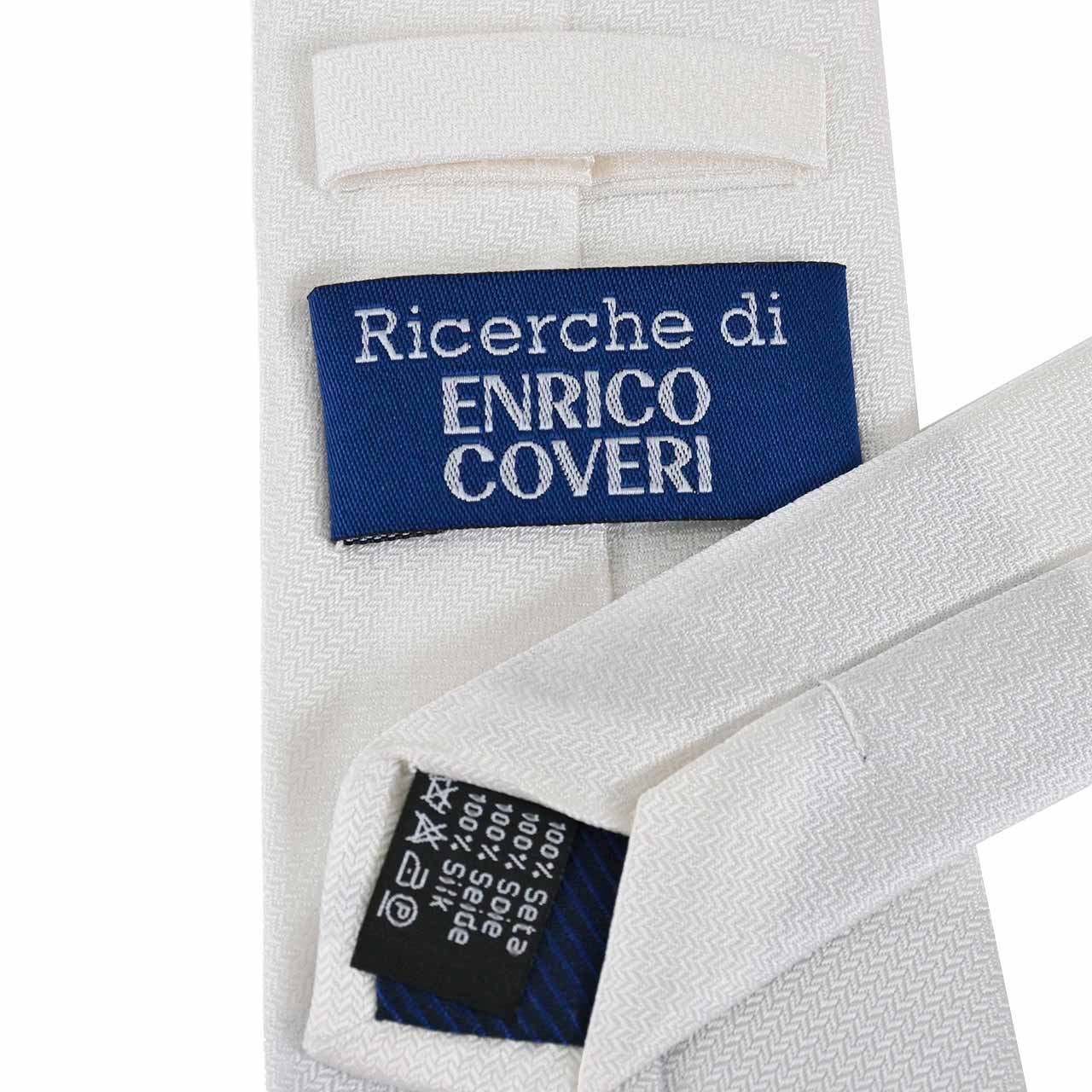 エンリコ コベリ ENRICO COVERI ネクタイ 2U 39282 9 ホワイト メンズ 就職祝い 誕生日 ギフト プレゼント