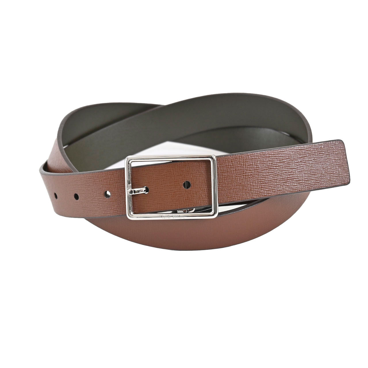 【期間限定SALE】 ポールスミス PAUL SMITH ベルト M1A 5752 BREV2C TWO BELTS IN ONE 62 ブラウン メンズ 新生活応援 ギフト プレゼント 【ラスト1点 フリーサイズ】