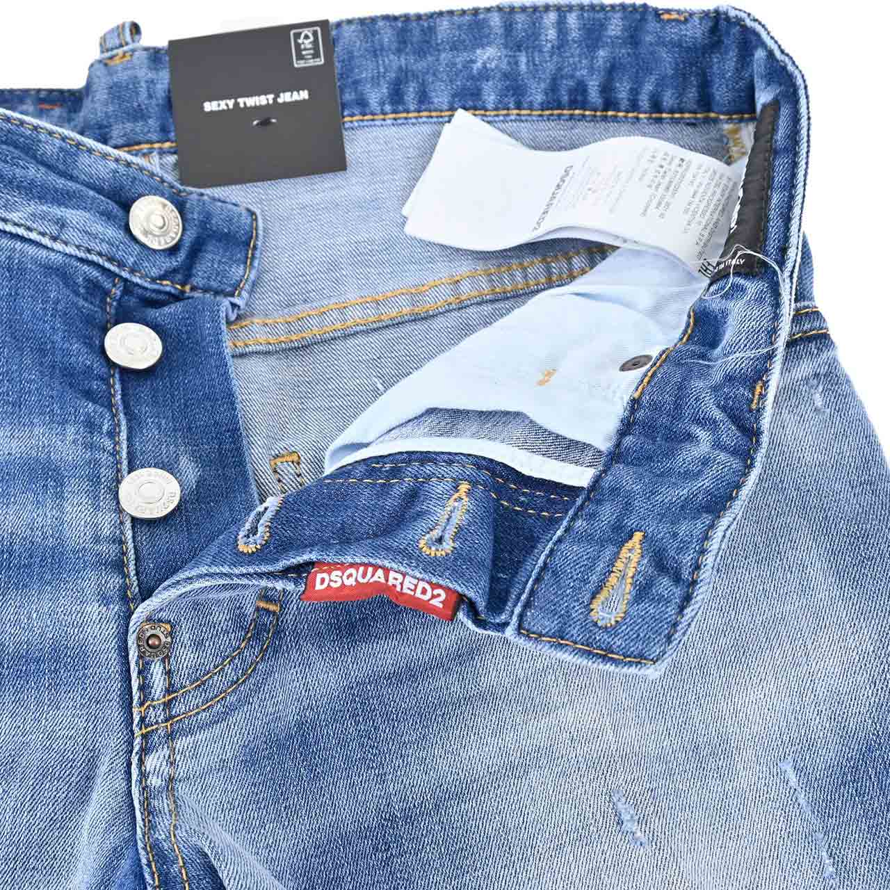 ディースクエアード DSQUARED2 ジーンズ SEXY TWIST S71LB0960 S30664 470 ブルー メンズ 【ラスト1点 54サイズ】