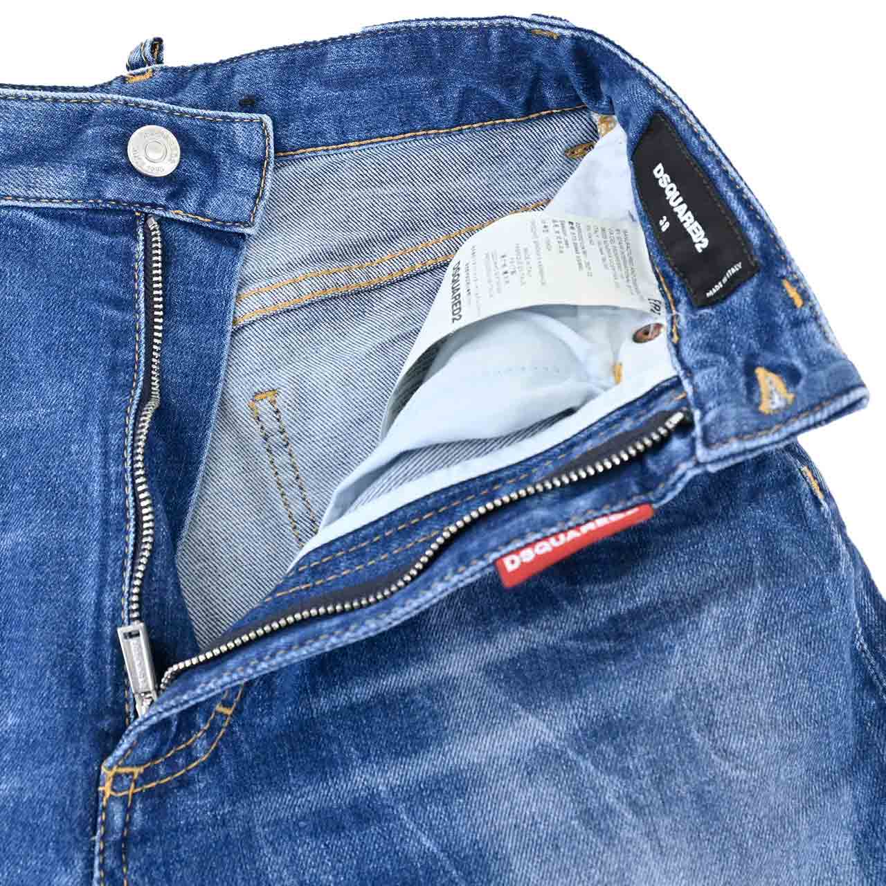 【期間限定SALE】 ディースクエアード DSQUARED2 ジーンズ SASOON S72LB0449 S30663 470 ネイビー レディース 【ラスト1点 40サイズ】