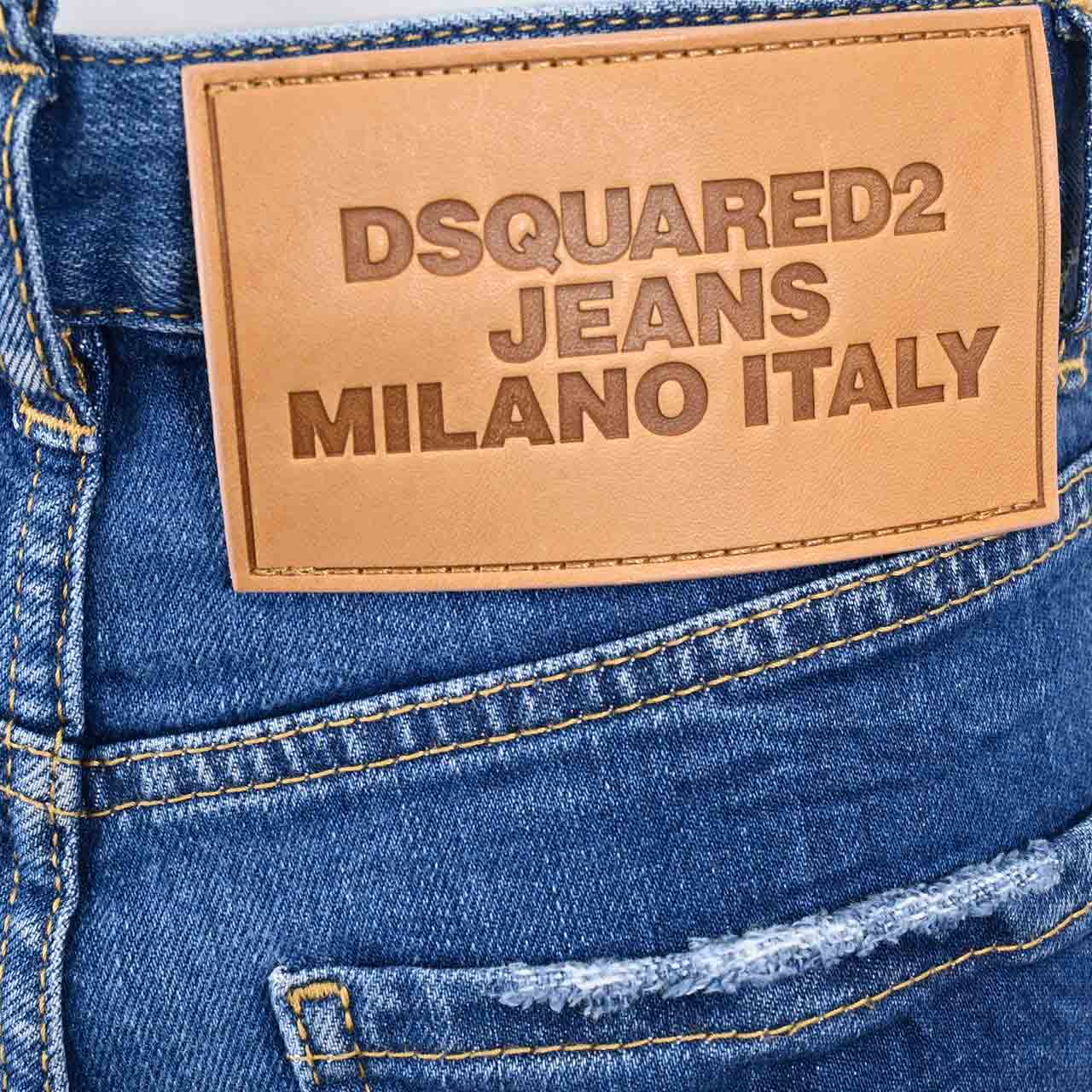 【期間限定SALE】 ディースクエアード DSQUARED2 ジーンズ SASOON S72LB0449 S30663 470 ネイビー レディース 【ラスト1点 40サイズ】