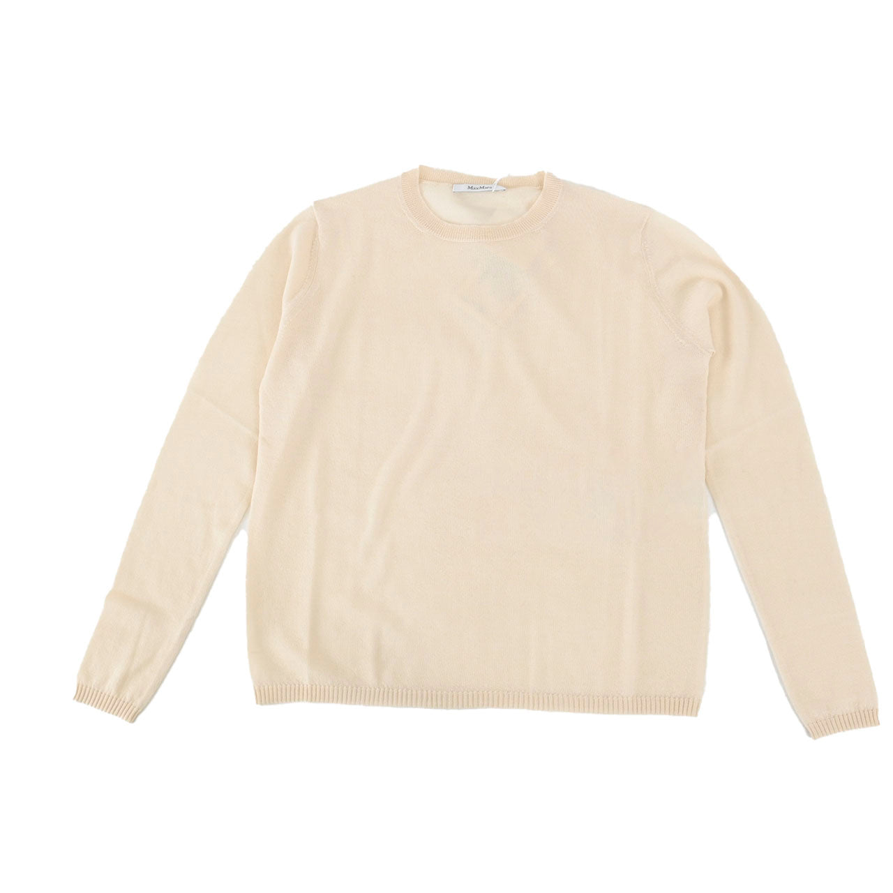 【SALE】 マックスマーラ MAXMARA クルーネックセーター MARMO 136613196 008 クリーム レディース カシミヤ100% 【ラスト1点 XSサイズ】 【再入荷なし 在庫限り】