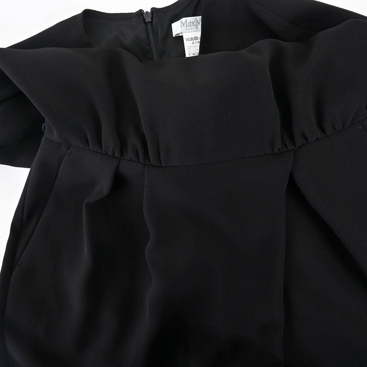 【SALE】 マックスマーラ MAXMARA ワンピース PITTURA 122610196 003 ブラック レディース 【再入荷なし 在庫限り】