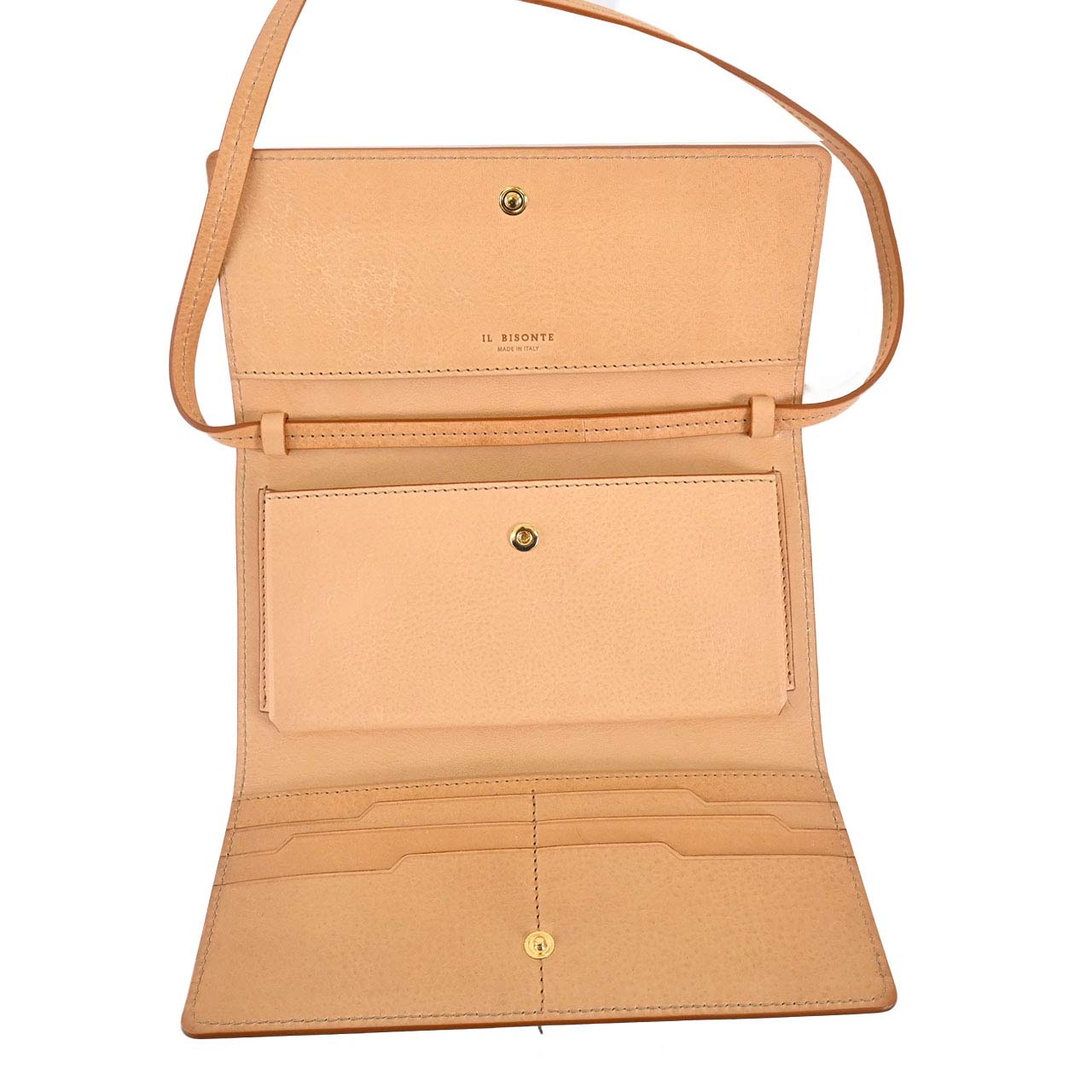 イルビゾンテ IL BISONTE ポシェット SCW087 NA245H Naturale ベージュ レディース 新生活応援 ギフト プレゼント 【プライスダウン】