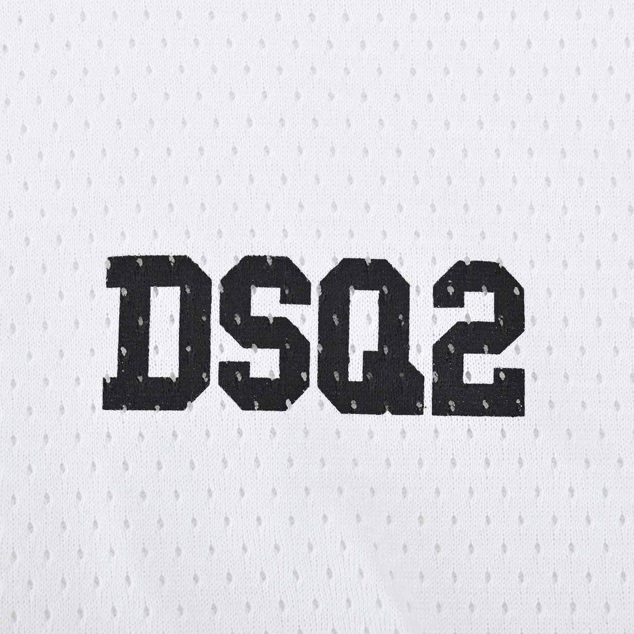 【48%OFF】 ディースクエアード DSQUARED2 クルーネック半袖Tシャツ S71GD1168 S23847 100 ホワイト メンズ 【ラスト1点 XLサイズ】