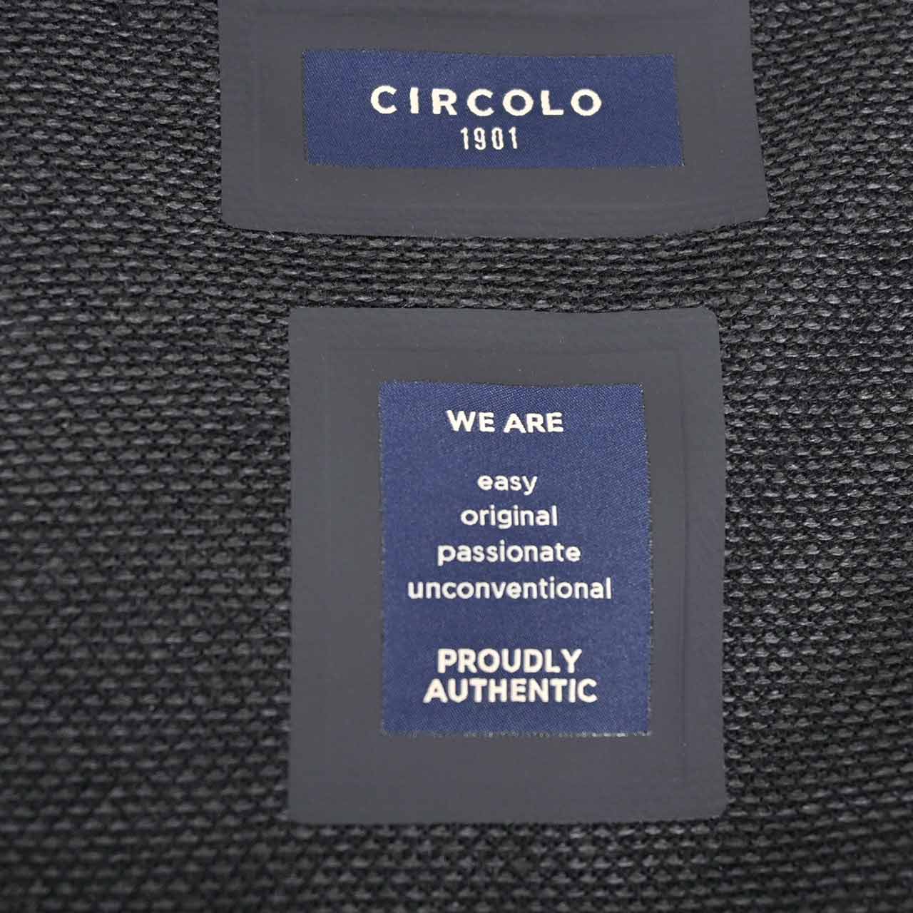 【期間限定SALE】 チルコロ CIRCOLO 1901 ジャケット CN3537 8365 ブラック メンズ 【ラスト1点 52サイズ】