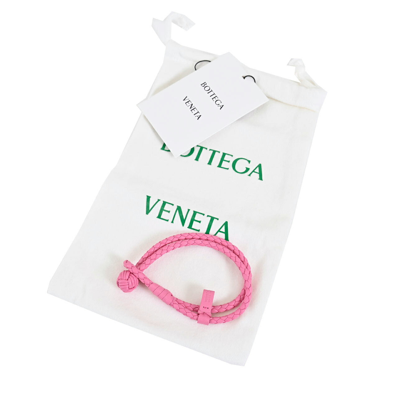 【期間限定SALE】 ボッテガ ヴェネタ BOTTEGA VENETA ブレスレット 612982 VO0BG 5632 ピンク メンズ レディース