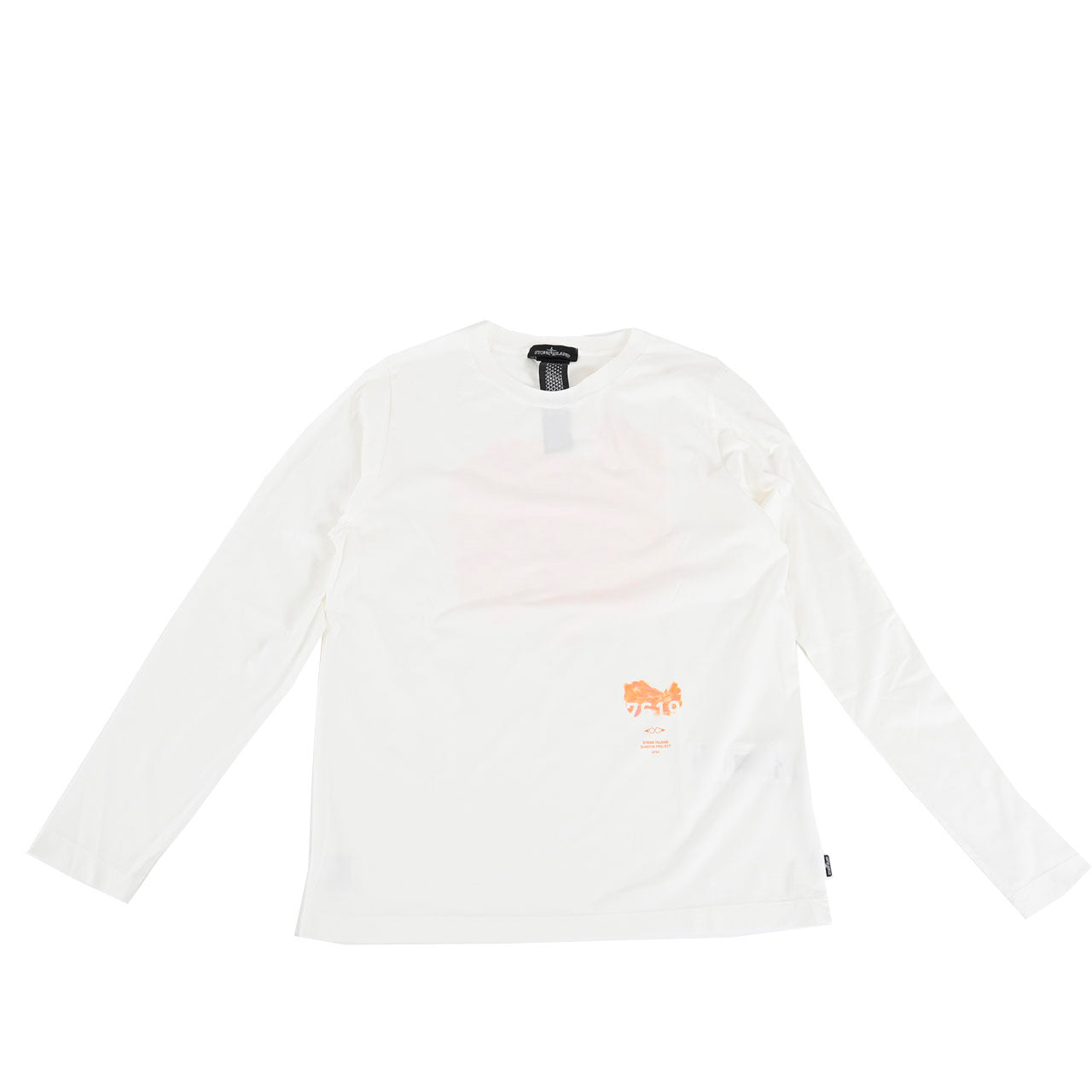 【期間限定SALE】 ストーン アイランド STONE ISLAND クルーネック長袖Tシャツ SHADOW PROJECT 76192021B V0099 ホワイト メンズ