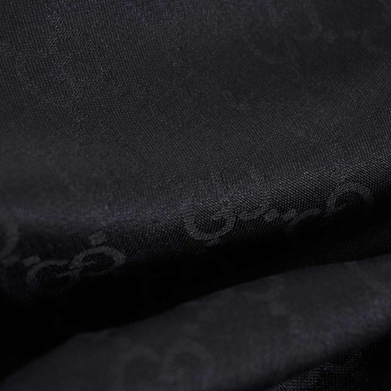 【期間限定SALE】 グッチ GUCCI ストール 387563 3G646 1000 ブラック メンズ レディース