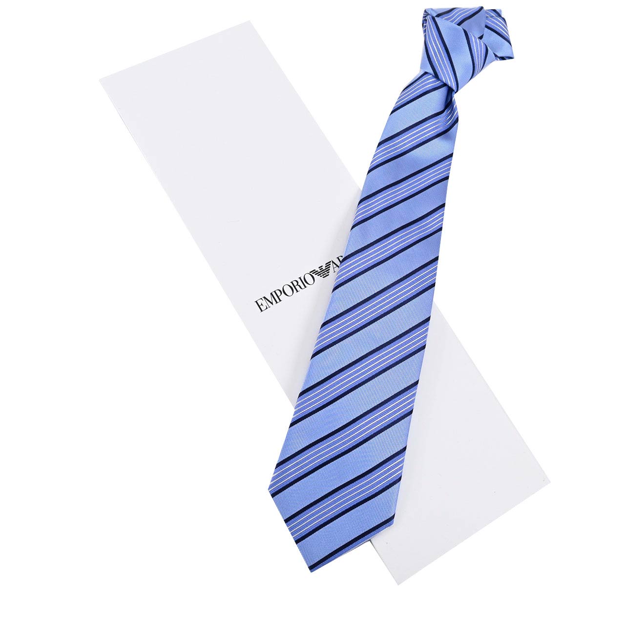 エンポリオ アルマーニ EMPORIO ARMANI ネクタイ 10EA2A2F643 631 ブルー メンズ 就職祝い 誕生日 新生活応援 ギフト プレゼント 【プライスダウン】