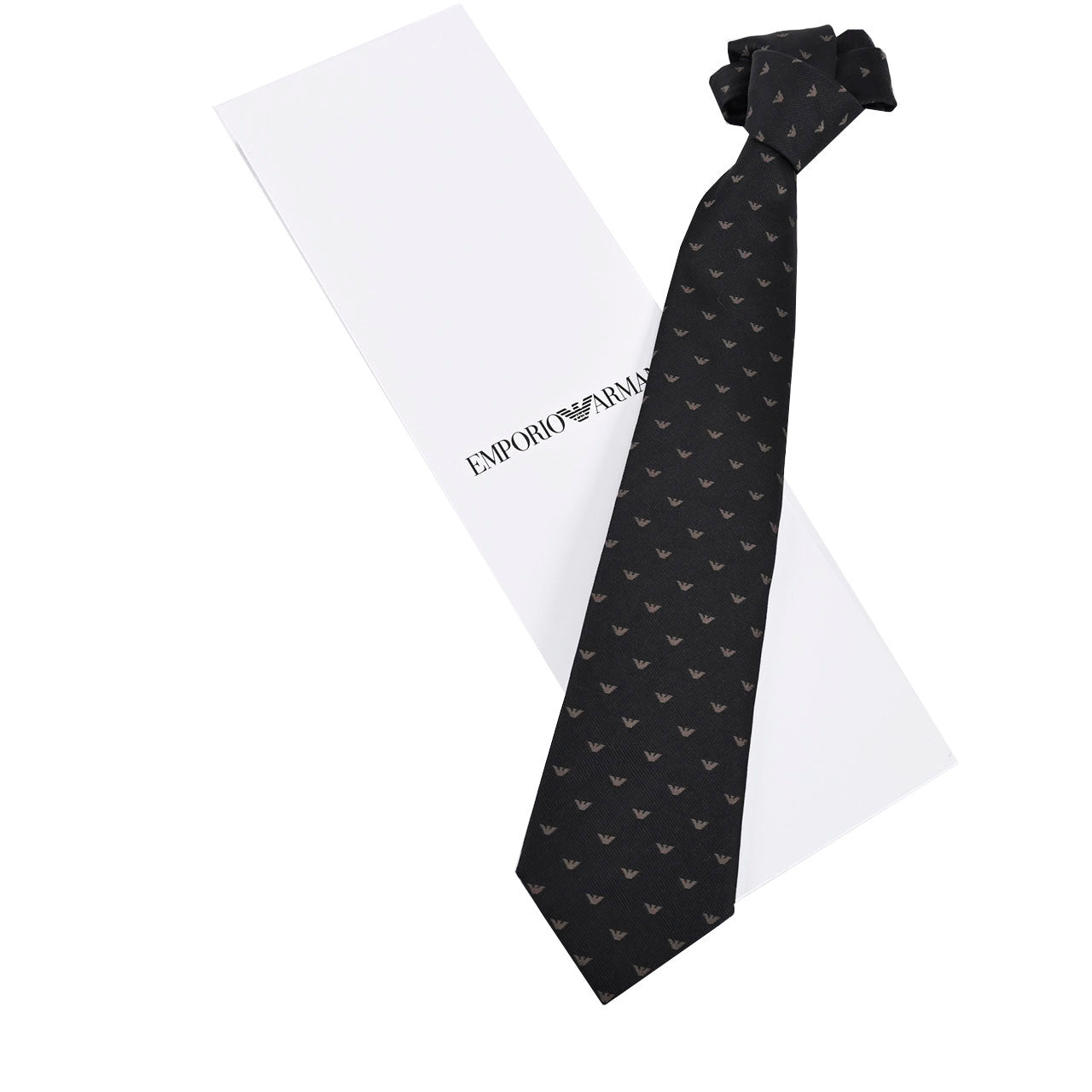 エンポリオ アルマーニ EMPORIO ARMANI ネクタイ 10EA2A2R616 220 ブラック メンズ 就職祝い 誕生日 新生活応援 ギフト プレゼント 【プライスダウン】