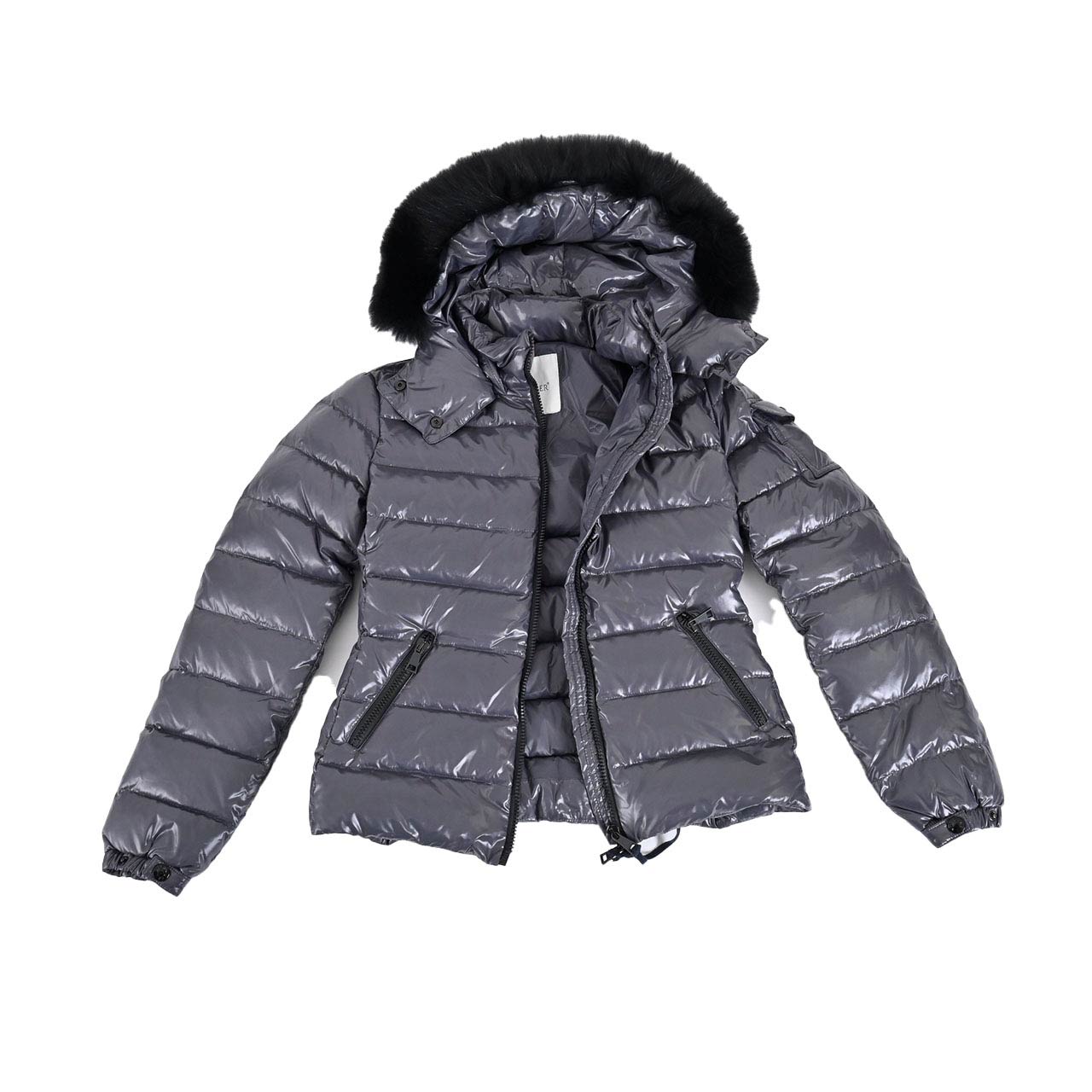 モンクレール MONCLER ダウンジャケット BADYFUR 906 4685825 68950 グレー レディース 【ラスト1点 00サイズ】 【最終入荷 売り切りセール】
