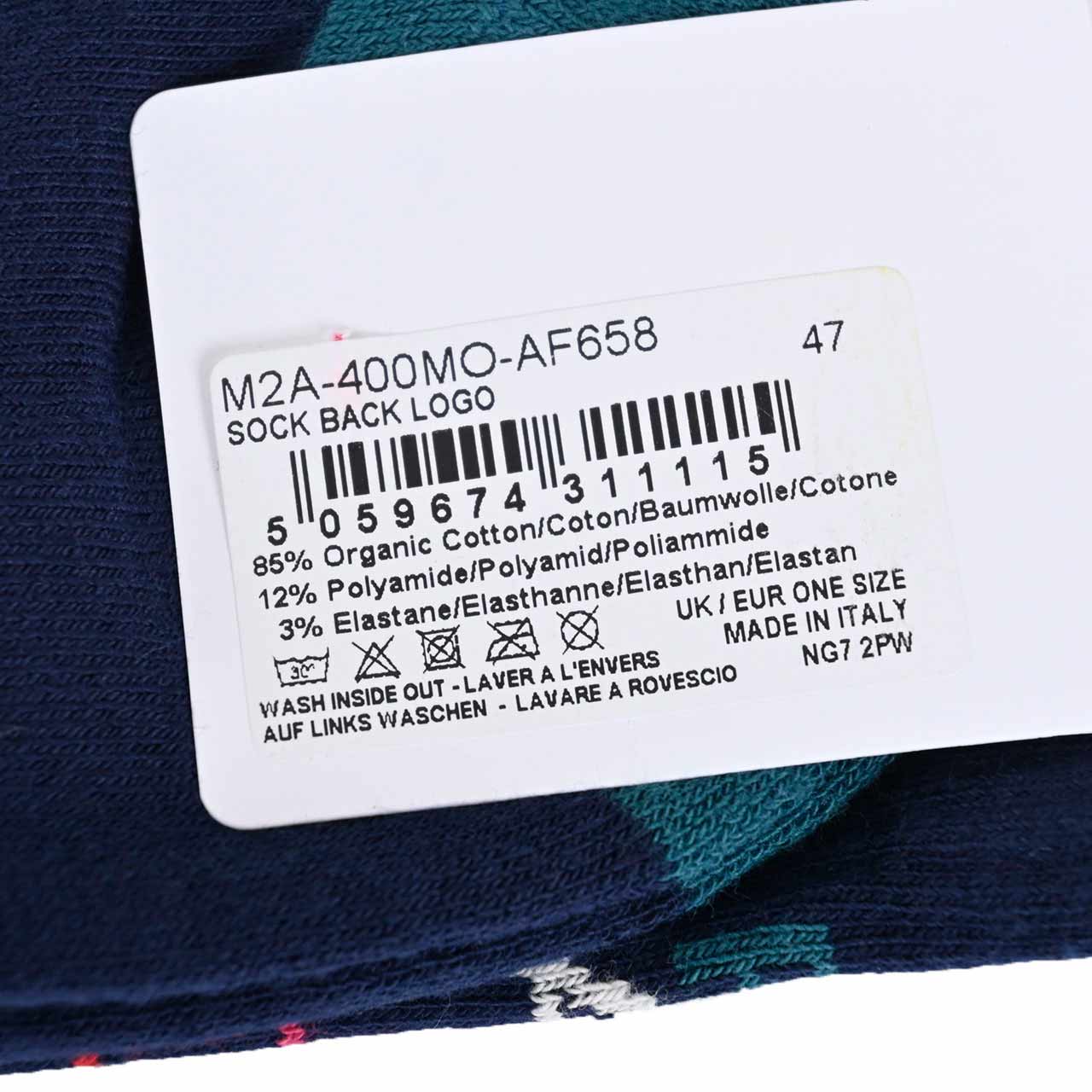 ピーエス ポールスミス PS Paul Smith ソックス MEN SOCK BACK LOGO M2A400MOAF658 47 ネイビー メンズ ギフト プレゼント