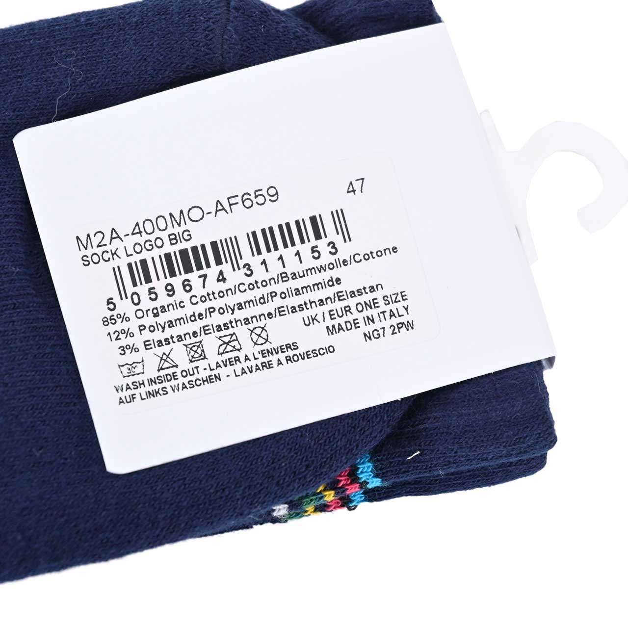 ピーエス ポールスミス PS Paul Smith ソックス MEN SOCK LOGO BIG M2A400MOAF659 47 ネイビー メンズ 新生活応援 期間限定価格 クリスマス ギフト プレゼント