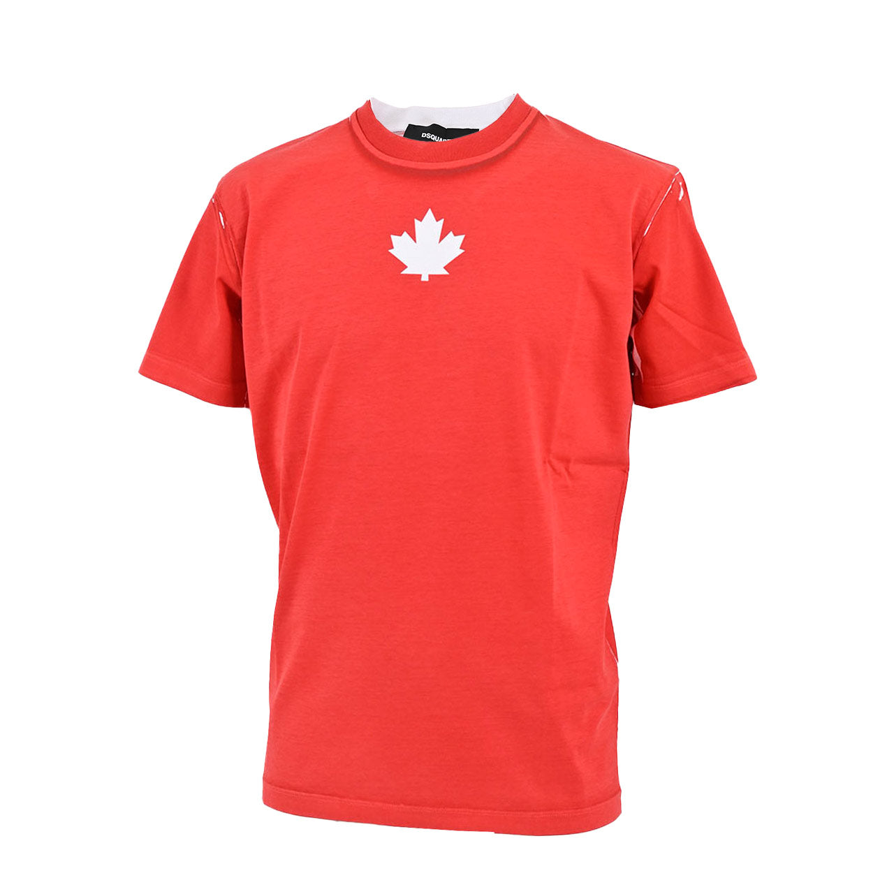【62%OFF】 ディースクエアード DSQUARED2 Tシャツ S74GD0853 S23009 312 レッド メンズ