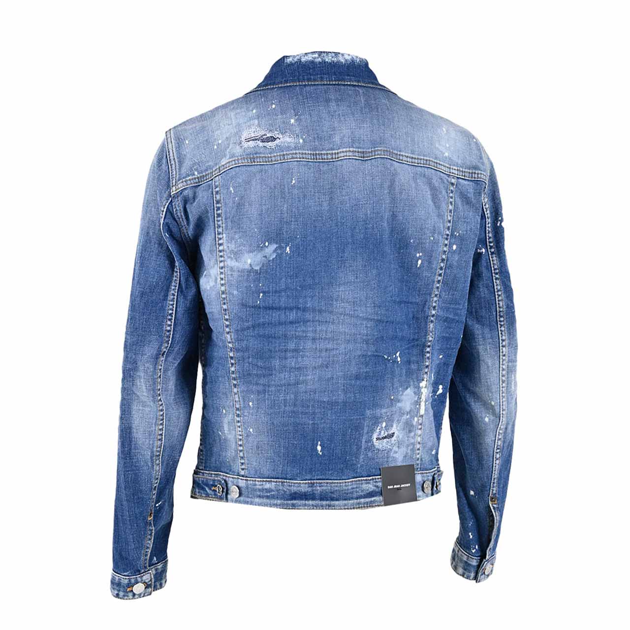 ディースクエアード DSQUARED2 デニムジャケット S74AM1174 S30342 470 ブルー メンズ 【ラスト1点 46サイズ】