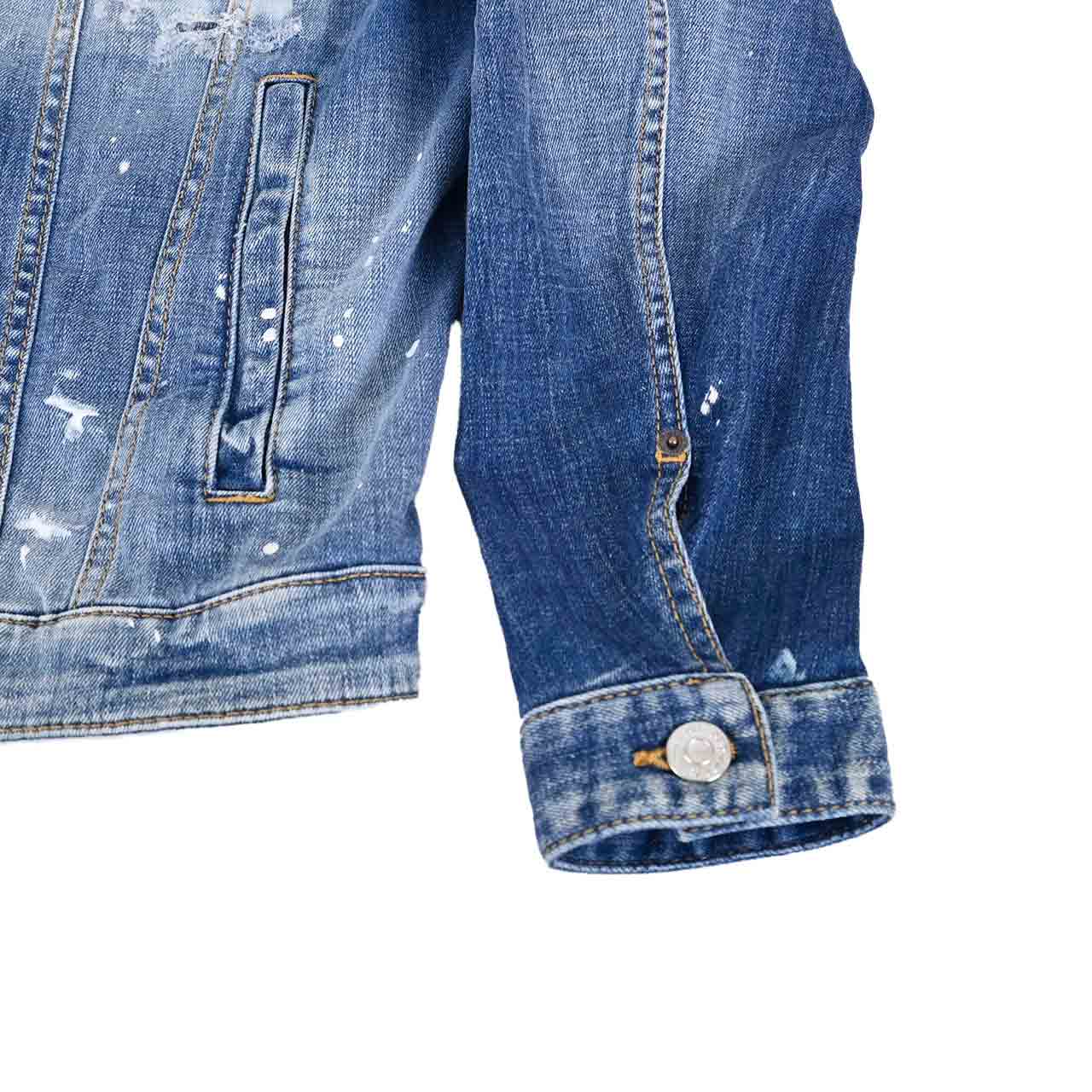 ディースクエアード DSQUARED2 デニムジャケット S74AM1174 S30342 470 ブルー メンズ 【ラスト1点 46サイズ】