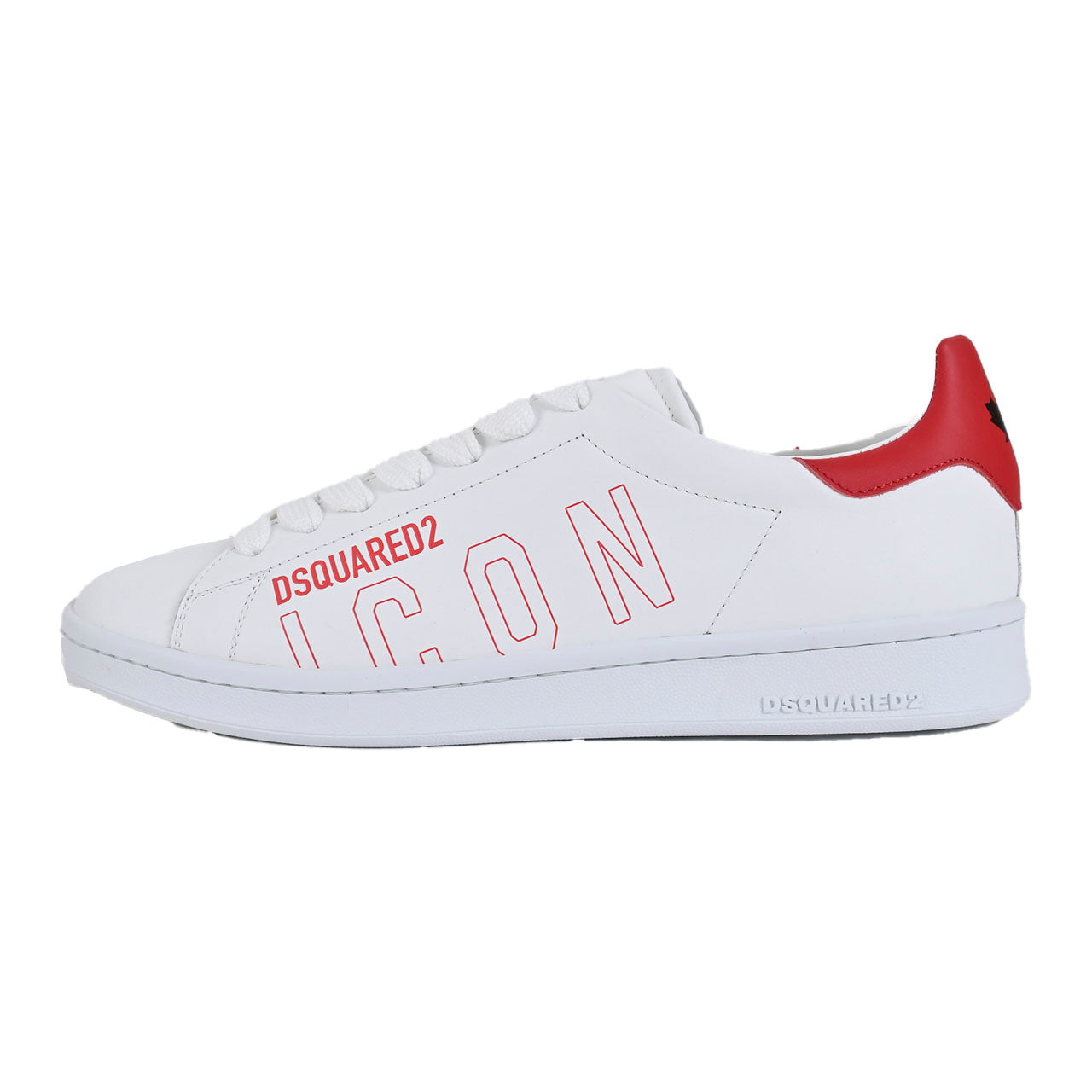 【期間限定SALE】 ディースクエアード DSQUARED2 スニーカー Boxer Icon Outline SNM0175 01502228 M244 ホワイト 2023SS メンズ