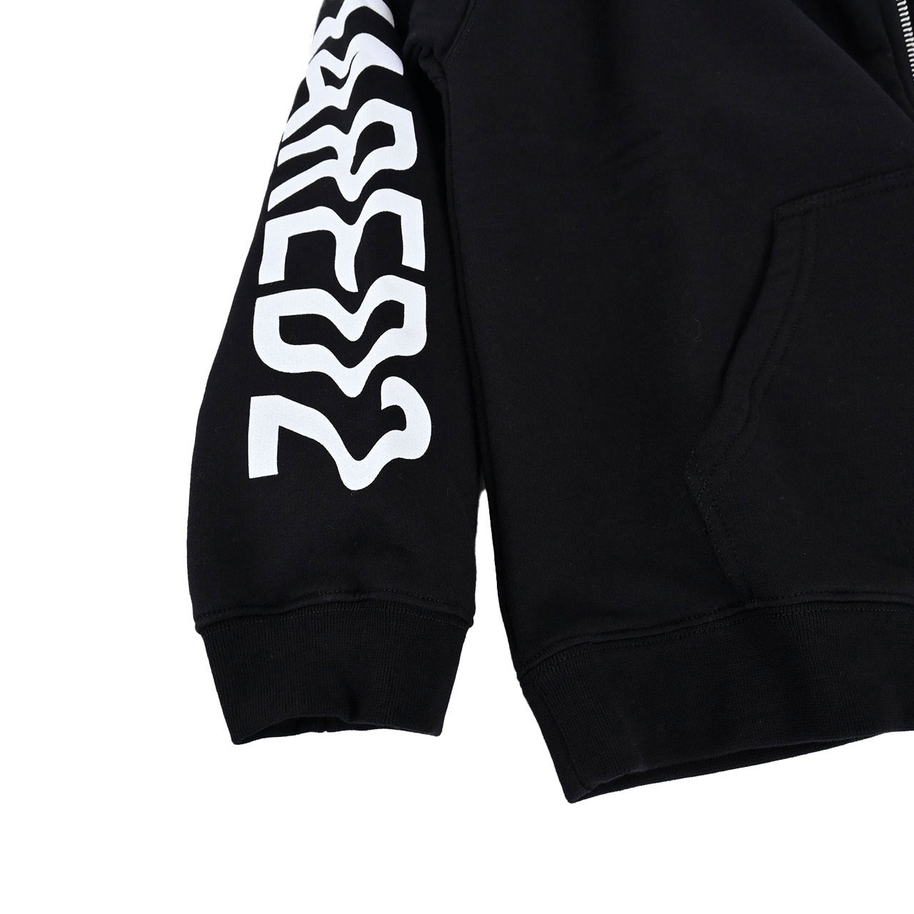 【期間限定SALE】 ディースクエアード DSQUARED2 ジップアップパーカー D2 Zip Herca Hoodie S74HG0139 S25516 900 ブラック 2023SS メンズ