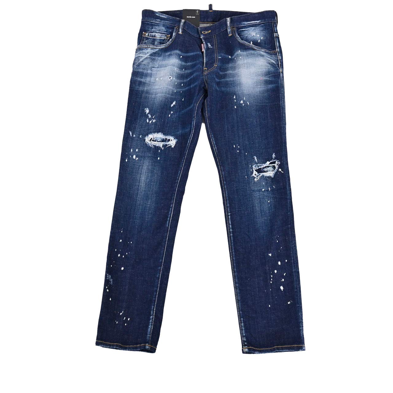 【期間限定SALE】 ディースクエアード DSQUARED2 ジーンズ Skater Jean S74LB1232 S30342 470 ブルー 2023SS メンズ 【ラスト1点 50サイズ】